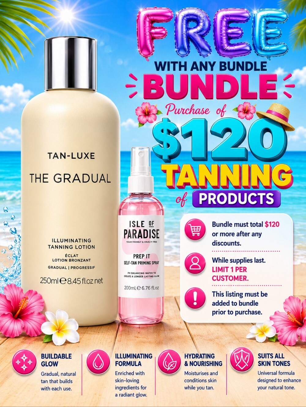 TAN Luxe the Gradual Illuminating Self Tanning Lotion